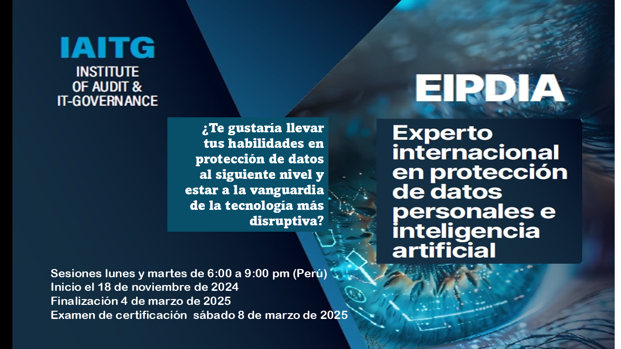 EIPDIA (Experto Internacional en Protección de Datos e Inteligencia Artificial)