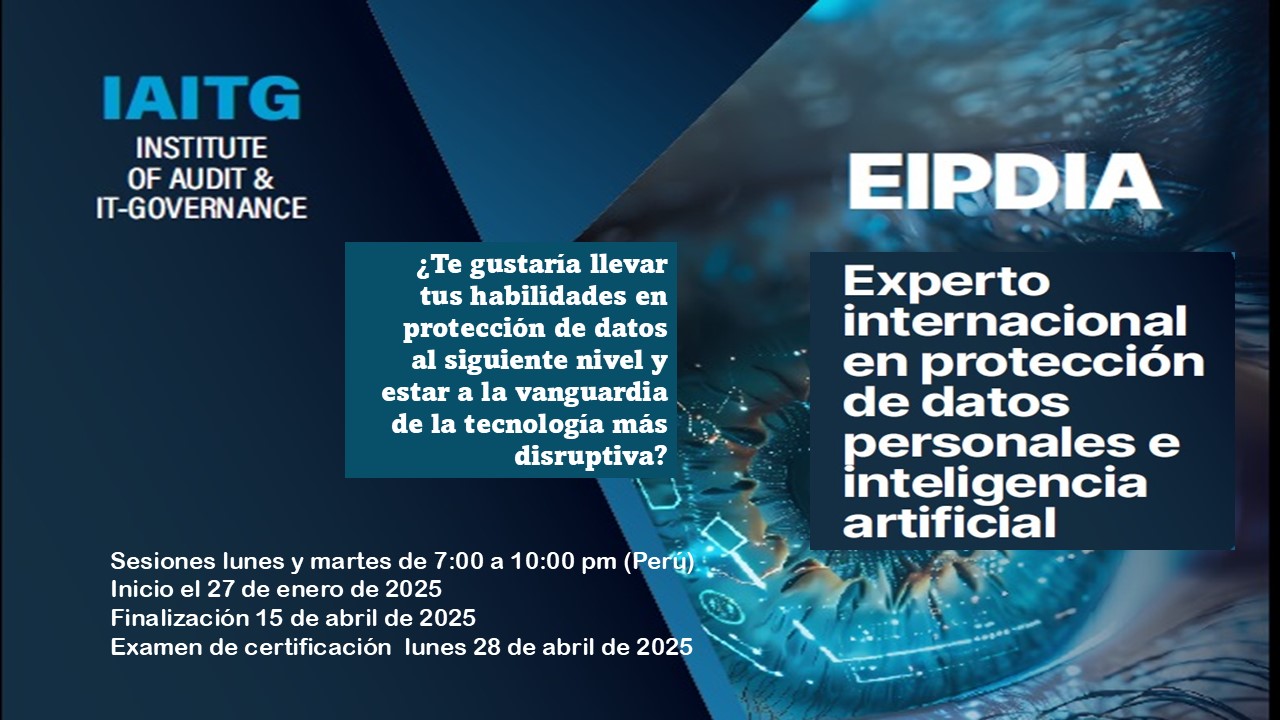 EIPDIA (Experto Internacional en Protección de Datos e Inteligencia Artificial)