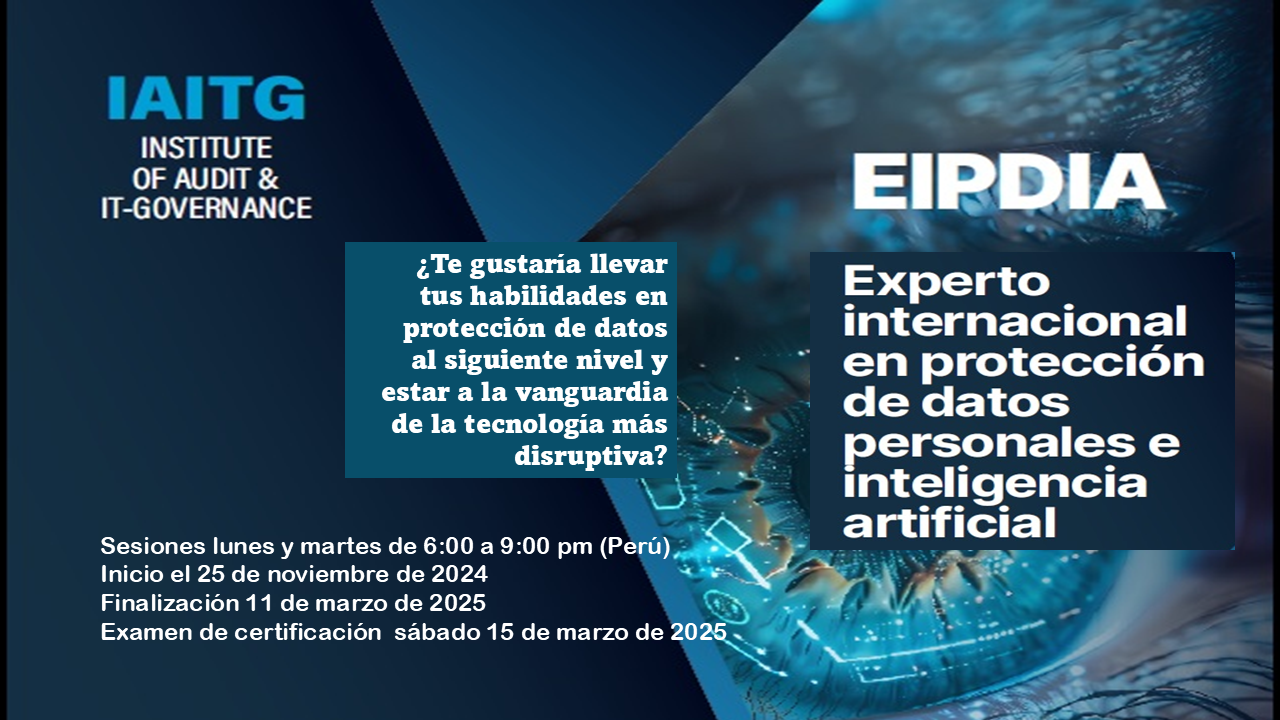 EIPDIA (Experto Internacional en Protección de Datos e Inteligencia Artificial)